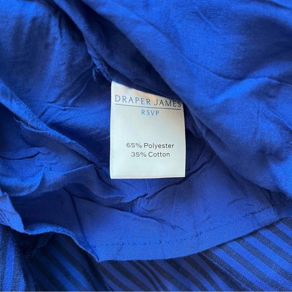 Draper James Blue Striped Button Down Dress - Picture 10 of 10